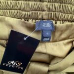 River Island Musztardowe Satynowe Szorty z Wiązaniem S 36 EU - zdjęcie 2