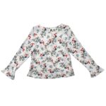 Atmosphere Bluzka Damska Biała W Kwiaty M 38 EU - zdjęcie 3