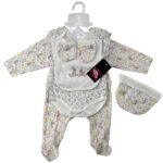 Babe Bonito Zestaw Dla Niemowlęcia 5 Części Wzór 3 6 Msc 62 68 CM - zdjęcie 1