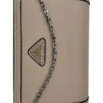 Torebka Beżowa na Łańcuszku Elegancka Logo Prada - zdjęcie 1