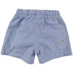 Krótkie Spodenki Szorty Dziecięce Białe W Niebieskie Paski - zdjęcie 3