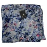 Primark Atmosphere Chusta Szal Damski Kwiaty Niebieski - zdjęcie 1