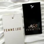 Femme Luxe Biała Sukienka Marszczona Mini S 36 EU - zdjęcie 1