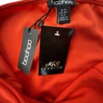 Boohoo Sukienka Damska Pomarańczowa Maxi L 40 EU - zdjęcie 2