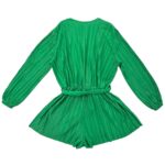 Boohoo Kombinezon Damski Zielony Plisowany 50 EU - zdjęcie 3