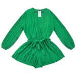 Boohoo Kombinezon Damski Zielony Plisowany 50 EU - zdjęcie 1