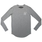 Siksilk Damska Szara Bluza z Długim Rękawem i Logo - zdjęcie 1