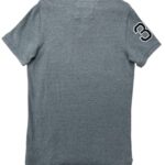 Superdry Męska Szara Koszulka Polo M 38 EU - zdjęcie 3