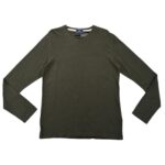 Superdry Męska Koszulka Khaki z Długim Rękawem M 38 EU - zdjęcie 1