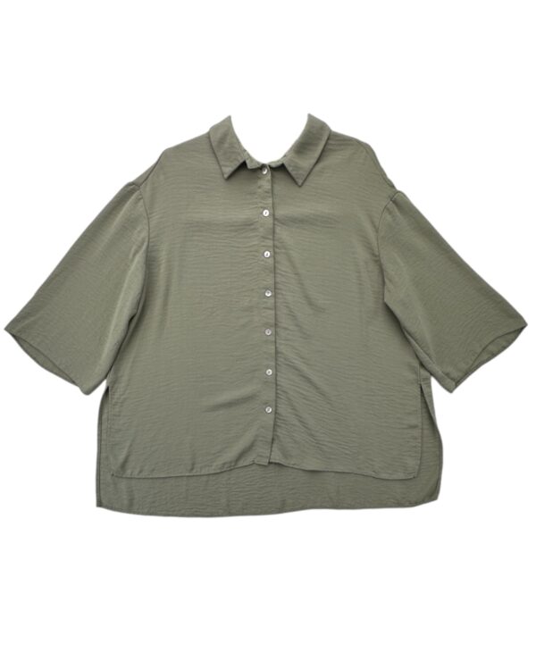 TU Damska Oliwkowa Koszula L 40 EU