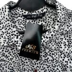 FF Koszula Damska Biała Czarne Kropki L 40 EU - zdjęcie 2