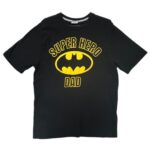 Męska Koszulka Super Hero Dad z Logo Batmana M 38 EU - zdjęcie 1