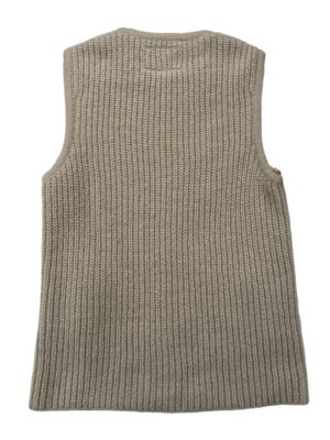 River Island Beżowa Kamizelka z Futerkiem 152 CM 12 LAT - zdjęcie 3