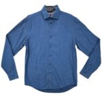 Tommy Hilfiger Koszula Męska Niebieska Wzór M 38 EU - zdjęcie 1