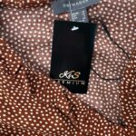 Primark Sukienka Damska Brązowa W Białe Groszki Wiskoza M 38 EU - zdjęcie 3