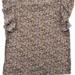 Emery Rose Koszulka T-shirt Damska Falbany Kwiaty M 38 40 EU - zdjęcie 2