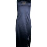 HM Sukienka Damska Czarna Wiązana Motyl L 40 EU - zdjęcie 1