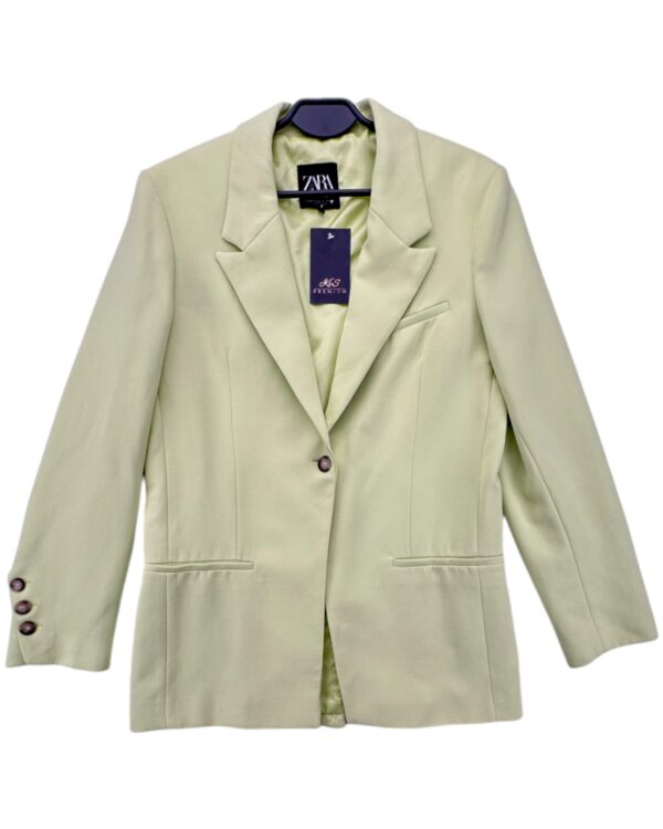 Zara Marynarka Damska Zielona XS 34 EU