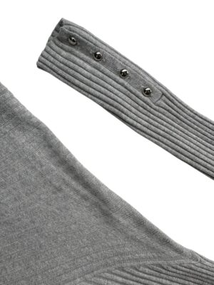 River Island Szary Asymetryczny Sweter M 38 EU - zdjęcie 4