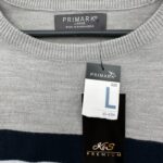 Primark Sweter Męski Szary Z Paskami L 40 EU - zdjęcie 2