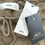 Mango Spódnica Khaki Wiązana Z Rozcięciem M 38 EU - zdjęcie 2