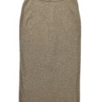 Mango Spódnica Khaki Wiązana Z Rozcięciem M 38 EU - zdjęcie 3