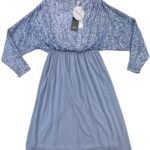 Boohoo Niebieska Sukienka Z Cekinami S 36 EU - zdjęcie 1