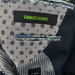 Remus Uomo Marynarka Granatowa w Krate M 38 EU - zdjęcie 2