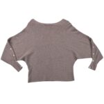 Amber Sweter Damski Brązowy S 36 EU - zdjęcie 3