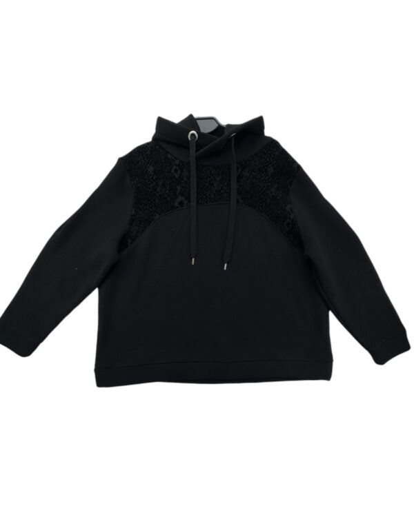 Gallery Bluza Damska Z Kapturem Czarna XL