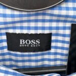 Hugo Boss Koszula Męska Niebieska w Kratę L 41 EU - zdjęcie 2