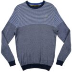 XV Kings Sweter Męski Niebieski Paski L 40 EU - zdjęcie 1