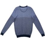 XV Kings Sweter Męski Niebieski Paski L 40 EU - zdjęcie 3