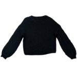 Sweter Damski Czarny Pleciony L 40 EU - zdjęcie 1