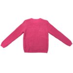 FF Sweter Dziewczęcy Różowy 135 140 CM 9 10 LAT - zdjęcie 3