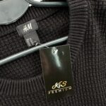 HM Sweter Męski Czarny XL 42 EU - zdjęcie 2