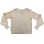 Gallery Sweter Ażurowy Z Koronką Damski Beżowy M 40 42 EU - zdjęcie 3