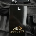 Zara Spódnica Plisowana Damska Ekoskóra Czarna M 38 EU - zdjęcie 2