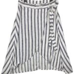 Capsule Spódnica Kopertowa Pasiasta Biały Granatowy 50 EU - zdjęcie 1