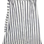 Capsule Spódnica Kopertowa Pasiasta Biały Granatowy 50 EU - zdjęcie 3