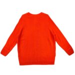 Capsule Sweter Damski Pomarańczowy Guziki XXL 44 46 EU - zdjęcie 3