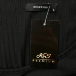 Reserved Sukienka Damska Czarna Guziki Prosta L 40 EU - zdjęcie 3