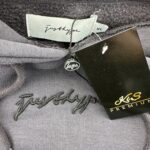 Just Hype Bluza Unisex Grafitowa Haft Logo XL 42 EU - zdjęcie 2