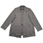 Papaya Marynarka Damska W Kratkę Stylowa XXL 44 EU - zdjęcie 1