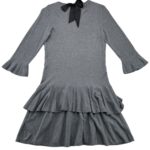 Coast Sukienka Dzianinowa Szara Falbanki XXL 44 EU - zdjęcie 3