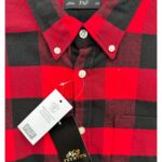 FF Koszula Flanelowa Czerwona Czarna M 38 EU - zdjęcie 2