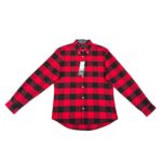 FF Koszula Flanelowa Czerwona Czarna M 38 EU - zdjęcie 1