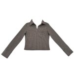 By Swan Paris Bluzka Damska W Pepitkę S M 36 38 EU - zdjęcie 1