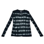 Cashel Kardigan Damski Wzór Tie Dye Czarny Guziki S 36 EU - zdjęcie 1