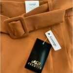 George Spodnie Damskie Szerokie Pasek Ciepły Brąz XXL 44 EU - zdjęcie 2